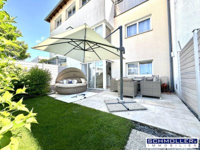Stylisch &amp; modern! 3 Zimmer Garten-Galerie-Wohnung über 2 Ebenen