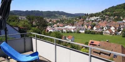 Schöne Panoramawohnung mit 3,5 Zimmern in Murrhardt