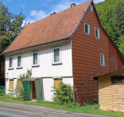 Gebotsverfahren: Abrissobjekt mit Grundstück in ruhiger Lage von Zorge