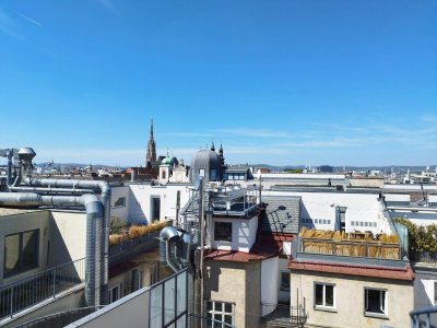 Ruhige 3 Zimmer - DG Wohnung mit Wienblick im Dritten -Erstbezug, provisionsfrei