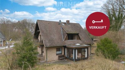 Schönes Einfamilienhaus mit Bauplatz in Feldrandlage
