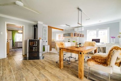 Wohnoase am Naturschutzgebiet DHH mit Solar & Kamin
