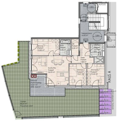 4-Zimmer-Gartenwohnung Top A1