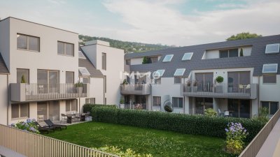 Einzigartige Gartenwohnung im 1. Liftstock! Genialer Wohnraum mit viel Grün