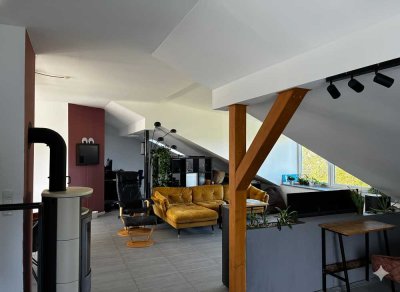 Zur Untermiete: Moderne 2-Zimmer Loft-Wohnung mit Balkon in Passau-Haidenhof Süd