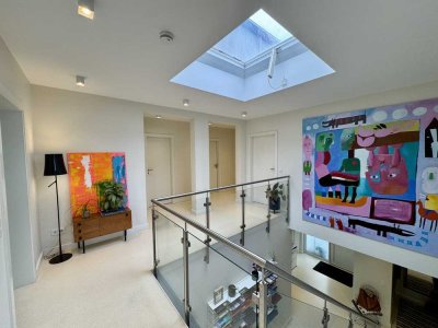 Luxuriöses Architektenhaus in Kerken mit Garage, Pool, PV-Anlage uvm.