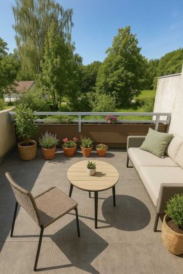 Sonnige 2-Zimmer-Wohnung mit Westbalkon und Blick ins Grüne – ruhig, gepflegt und wertstabil