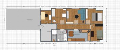 5-Zimmer-Wohnung mit separatem Büro, Terrasse, Keller & optionaler Garage in Stuttgart-Plieningen