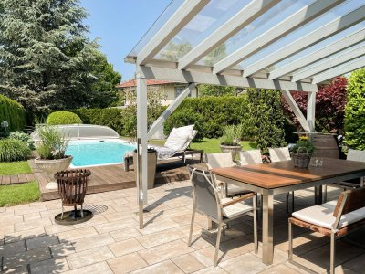 Exklusive Doppelhaushälfte mit Pool – Ihr Rückzugsort mit Urlaubsflair