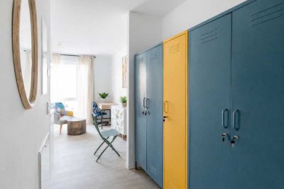 Ankommen, wohlfühlen, studieren: Exklusives Design-Apartment |möbliert|Fahrstuhl |Unilage|Dachgarten