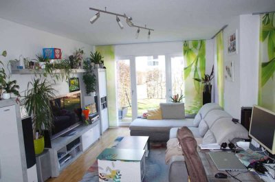 Moderne 3-Zimmer Erdgeschoss Wohnung mit Garten in grüner Lage zu vermieten