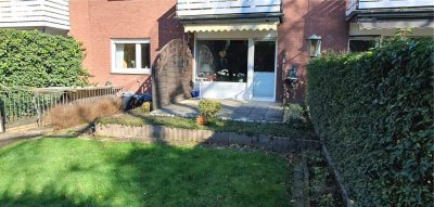 Charmante 3-Zimmer Terrassenwohnung mit Garten und Garage in Münster-Albachten