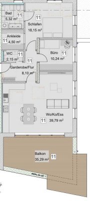Attraktive Wohnungen zu vermieten (Erstbezug) - Wohnung Nr. 11
