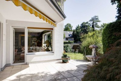 Großzügige, lichtdurchflutete Wohnung mit drei Terrassen und Hobbyräumen in ruhiger Lage von Ober...