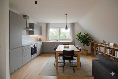 Charmante  neuwertige 3,5-Zimmer Dachgeschosswohnung mit Dachterrasse in Ulm