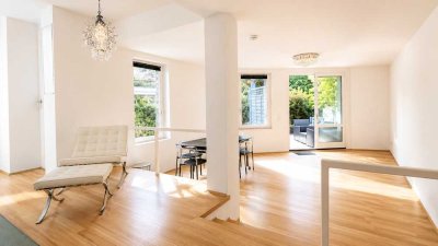 LUXURIÖSE MAISONETTE-RESIDENZ IN BESTLAGE GRUNEWALD – FEXIBEL NUTZBAR  & TERRASSE  INS GRÜNE