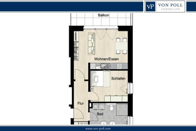 Hochwertige OG-Wohnung mit Balkon im Akazienweg in Lingen