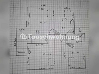 Tauschwohnung: Geräumige 3-Zimmer-Wohnung in Potsdam, Fahrland