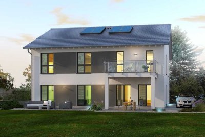 Fast schlüsselfertig: Viel Platz für Ihre Familie - und die Einliegerwohnung übernimmt einen Teil de