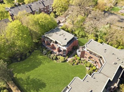 Schöner Rückzugsorte mit Blick ins Grüne