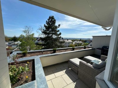 Exklusive 3-Zimmer-Wohnung am Maria-Hilf-Berg mit großer Sonnenterrasse,  Fernblick , Tiefgarage