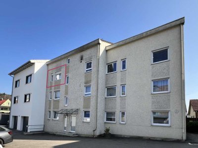 73249 Wernau: Helle 2-Zi-Whg in MFH / Balkon / 2.OG / geschlossene Garage in TG