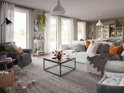 Familientraum mit Platz im Garten