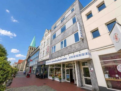 Helle und großzügige Etagenwohnung mit zwei Nebenräumen in der Hammer Innenstadt!