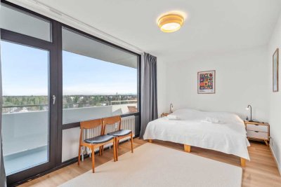 4 Zimmer Wohnung 121 qm auf Zeit 6-9 Monate. Voll möbliert und Wahnsinns-Aussicht in Parkstadt Solln