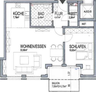 Moderne 2 Zimmer Wohnung im Herzen von Hövelhof zu vermieten!