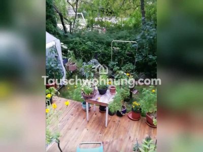 Tauschwohnung: Tausche 3 Zimmer mit eigenem Garten gegen 2-3 zentral