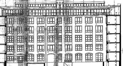 Altbauwohnung mit Balkon mit Weit-Blick