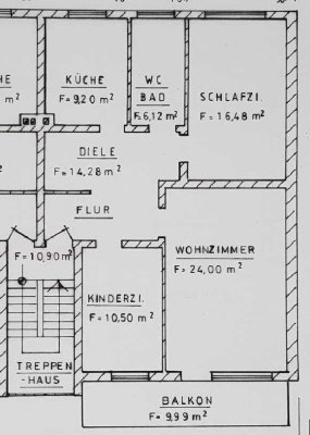 Helle, neu renovierte 3,5-Zimmer-Wohnung zur Miete in Wiesbaden