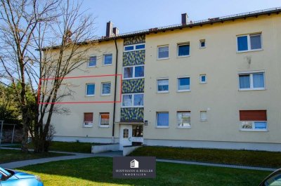 4-Zimmer-Wohnung mit Südbalkon, 2 Stellplätzen und viel Potenzial in Amberg