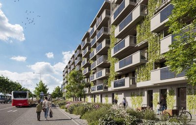4-Zimmer Wohnung mit Home-Office, Süd-Balkon mit 20 m² und gratis Balkon-Kraftwerk