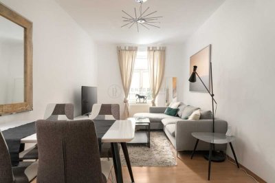 Maxvorstadt - Jugendstilaltbau in bester Lage; Drei Zimmer Wohnung möbliert zu vermieten ab 01.06.26