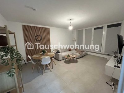 Tauschwohnung: Biete Wohnung mit Garten und Terrasse