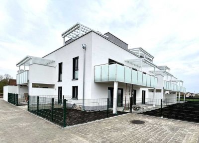 Moderne 2-Zimmer-Wohnung mit Gartenanteil und Terrasse – Erstbezug!