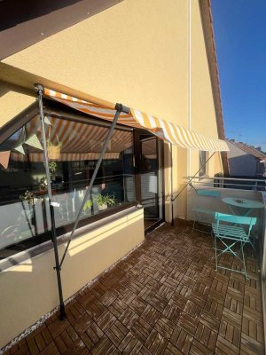 Balkon mit Burgblick in Nürnberg-Wöhrd, 3 Zimmer