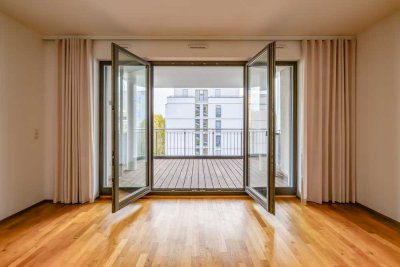 Bezugsfreie 3 Zimmer Neubau-Wohnung mit Balkon und Spreeblick - Fußbodenheizung - Tiefgarage