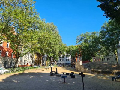 Modernisiert+renoviert 2 Raum Whg. Ruhiglage, Blick ins Grüne