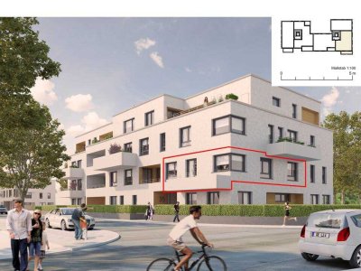 *TOP* Im Waldquartier: Helle 3,5-Zimmer-Wohnung  in gehobenem Stil mit EBK und Balkon