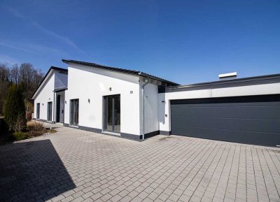 Architektenhaus: Stilvolles Wohnen auf einer Ebene in Senden