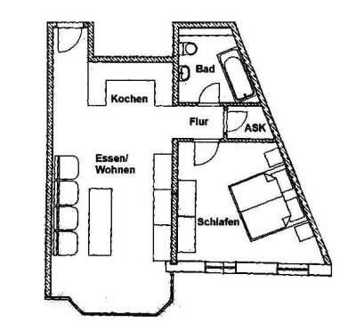 Charmante 2-Zimmer Eigentumswohnung mit Wintergarten