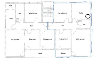 Renovierte 3-Zimmer-Wohnung mit Balkon und EBK in Nierstein