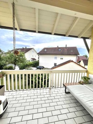 Helle 3-Zimmer-Wohnung mit großer Wohnküche & überdachtem Balkon in Pocking