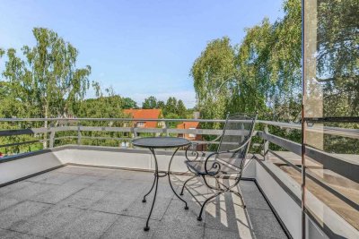 Kaufen statt Mieten  -   3 -Zimmer Endetage mit sonnigen Terrassen und Tiefgarage  im Herzen von  Ha