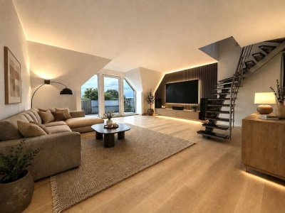 Lichtdurchflutete Maisonette-Wohnung mit großem Sonnenbalkon inkl. Tiefgarage in Oberhausen-Alsfeld