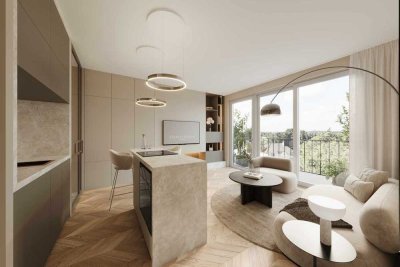 Design-Apartment mit Balkon – Harvé Suites Hamburg