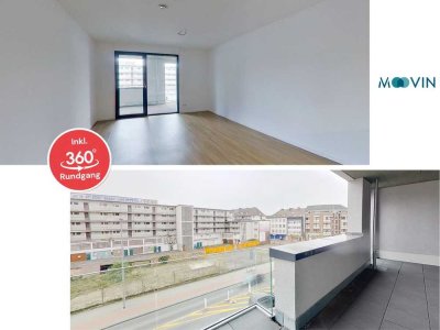 ++WIE NEU: Große 3-Zimmer-Wohnung mit Balkon und Einbauküche im Schillerquartier++
